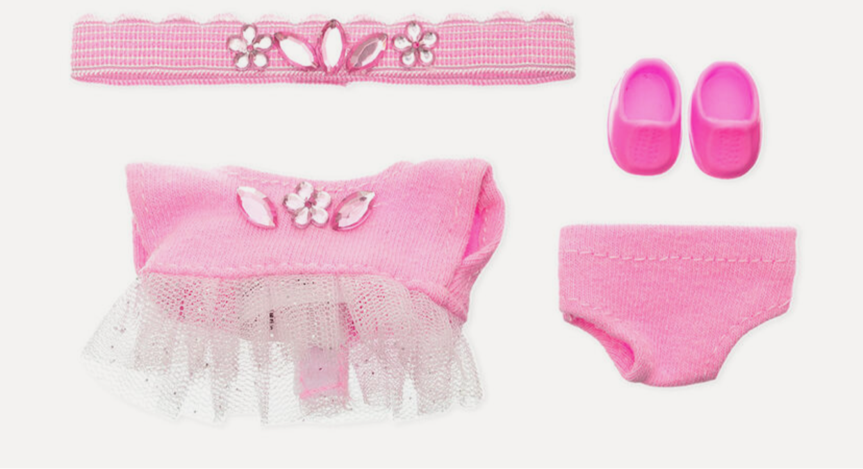 Tutu Rosa con Piedras Ksi Merito