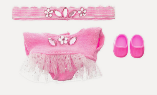 Tutu Rosa con Piedras Ksi Merito