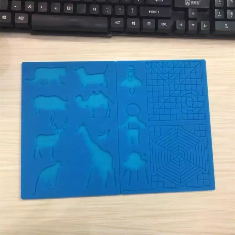 Mat de Silicona para diseños 3D pen (3D pen Silicone Mat)