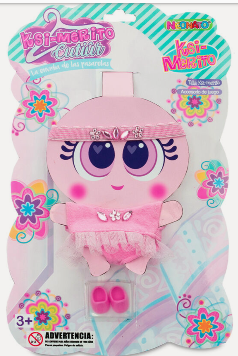 Tutu Rosa con Piedras Ksi Merito